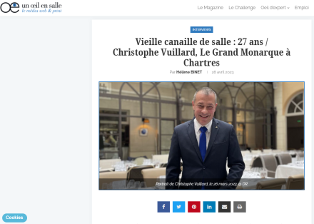 Vieille canaille de salle : 27 ans / Christophe Vuillard, Le Grand Monarque à Chartres