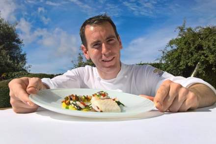 Paulée des vins de Loire à Chartres, le chef Mathieu Guibert