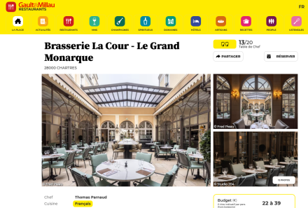 Brasserie La Cour - Le Grand Monarque