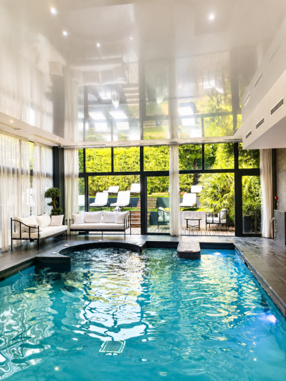 Photo du spa et son jardin